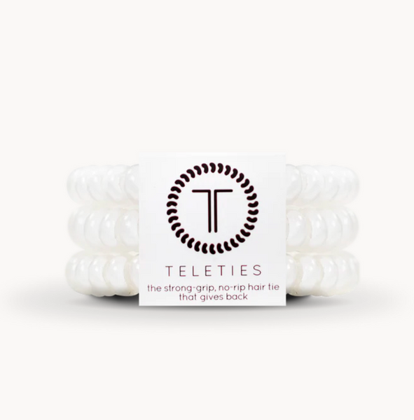 Small Teleties in Coconut White