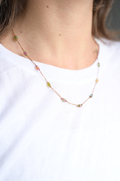 Loopy - Tourmaline 3 Necklace