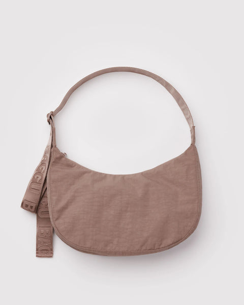 Medium Crescent Bag in Toasted Almond