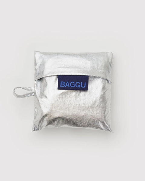 Baby Baggu Reusable Bag -  Chrome Metallic