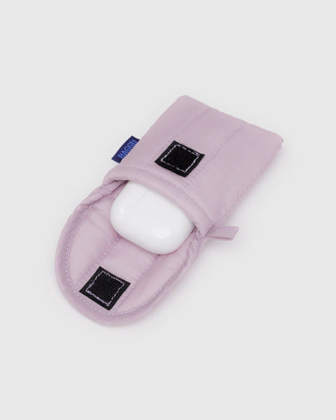 Puffy Earbud Case - Dusty Pink