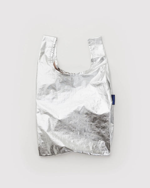 Baby Baggu Reusable Bag -  Chrome Metallic
