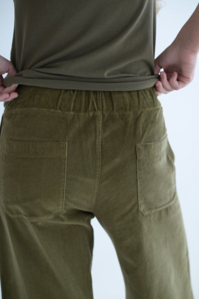 Panta Diana Fine Corduroy in Timo