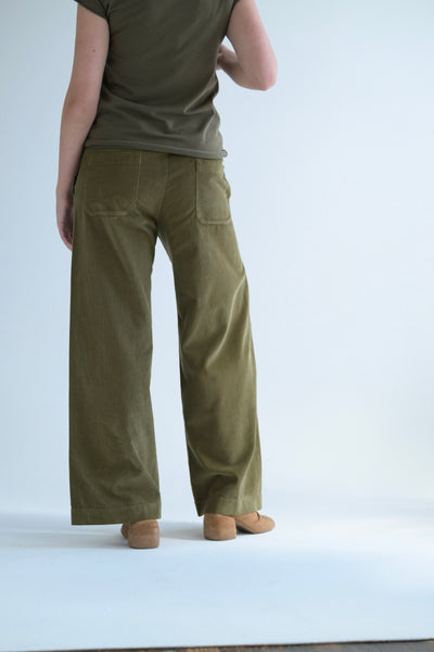 Panta Diana Fine Corduroy in Timo