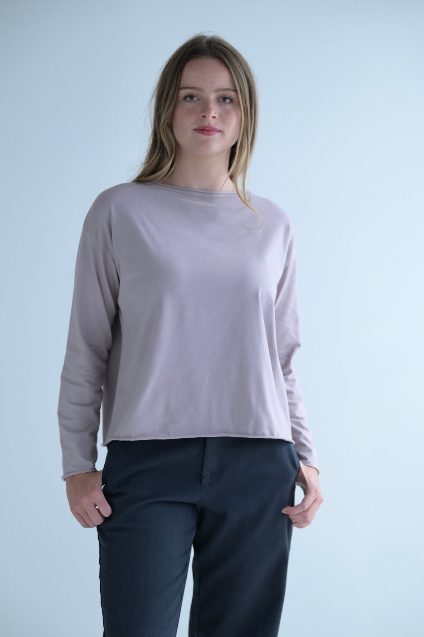 Maglia Lola Cotton Jersey in Lilac