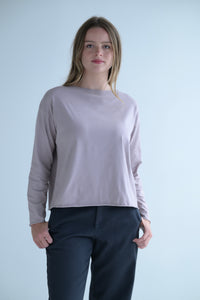 Maglia Lola Cotton Jersey in Lilac
