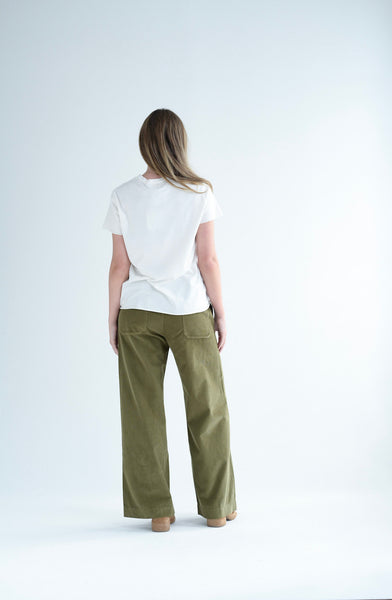 Panta Diana Fine Corduroy in Timo