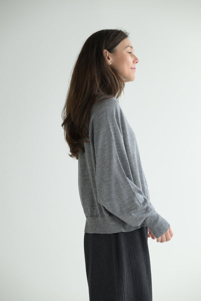 Levity Turtleneck in Gray Melange