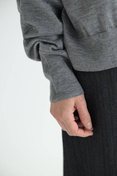 Levity Turtleneck in Gray Melange