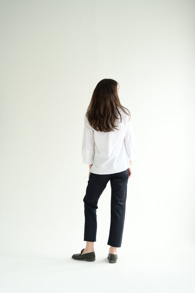 Light Wool Pants in Ink