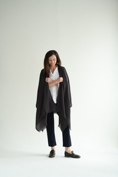 Cashmere Wrap in Mud