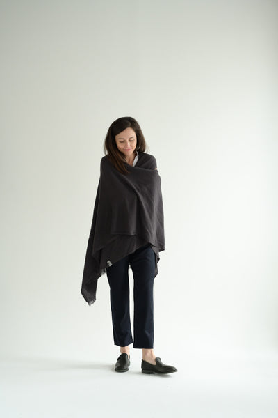 Cashmere Wrap in Mud