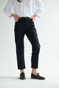Light Wool Pants in Ink