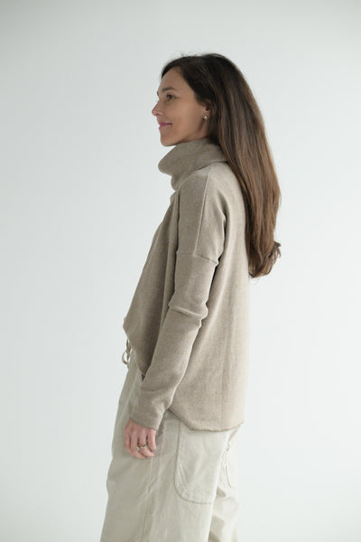 Turtleneck JP in Marron Glace