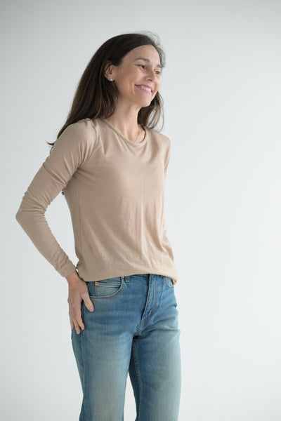 Cashmere Tee in Sanda