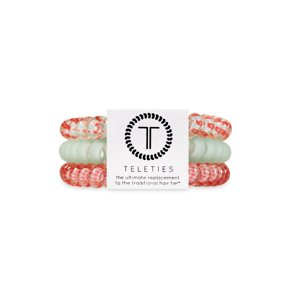 Small Teleties in Calming Coral