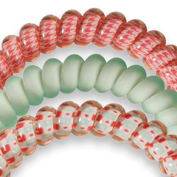 Small Teleties in Calming Coral