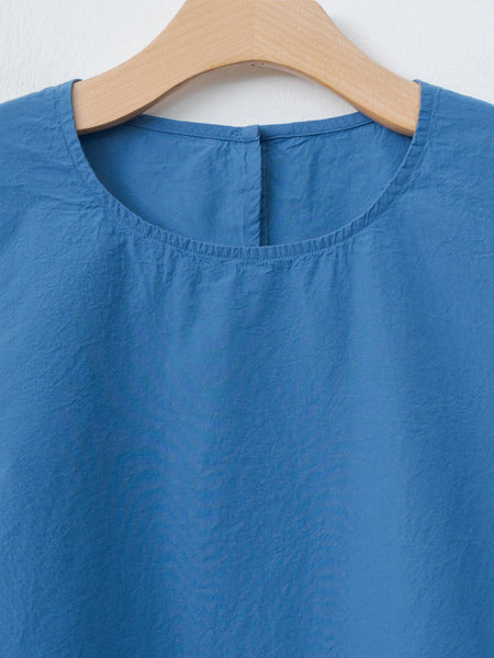 Simple Top in Medium Blue