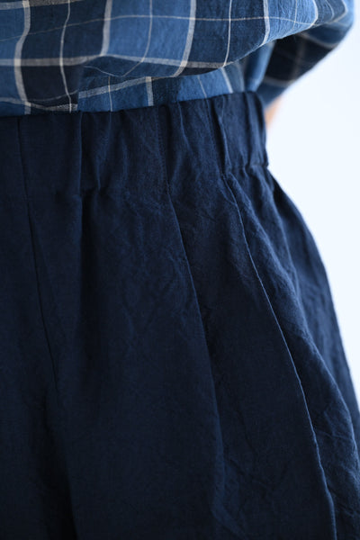1382 Trousers in Linen Abyss