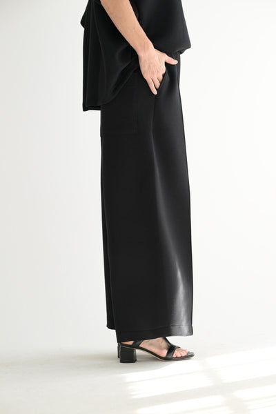 Geneva Wide Leg Pants in Black