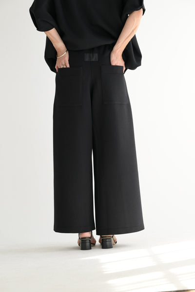 Geneva Wide Leg Pants in Black