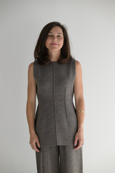 Double Knit Bodice in Cinder