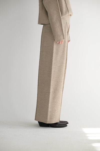 Double Knit Trouser in Oak