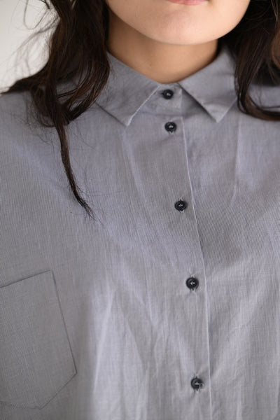 1929 Shirt in Black Sesame