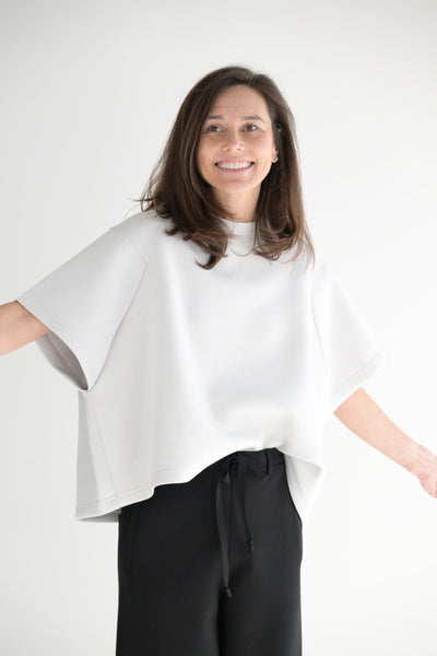 Gemma Top in Ice Grey
