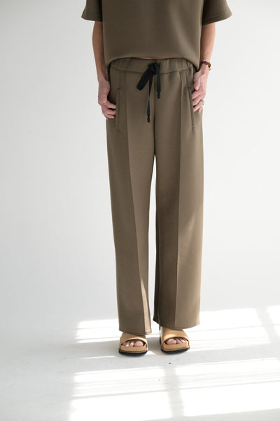 Galaxy Semi Wide Trousers in Bronze