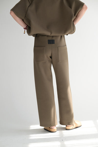 Galaxy Semi Wide Trousers in Bronze