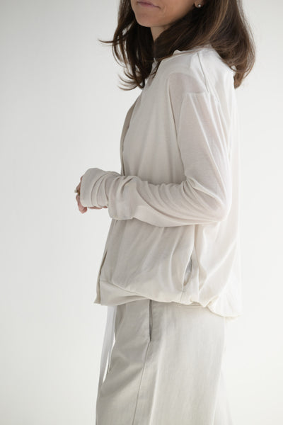 Nadine Cardigan in Ice Grey