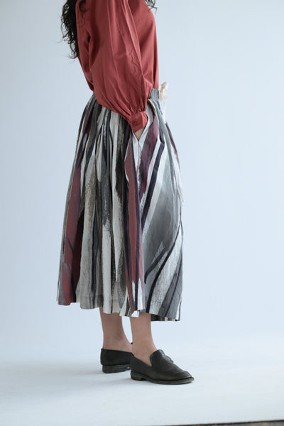 Double Rideaux Skirt in Print 2