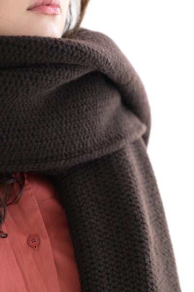 Rover Wooly Scarf in Ebony