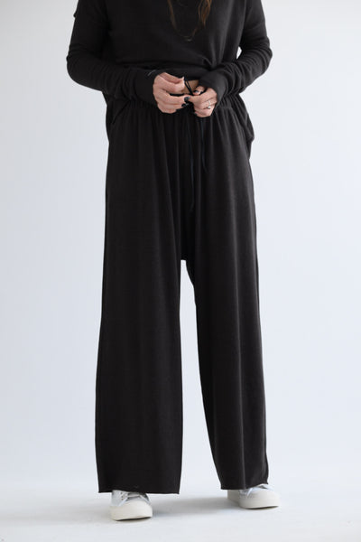 Wide Essential Trousers JP in Brown