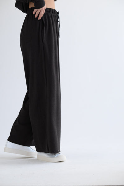 Wide Essential Trousers JP in Brown