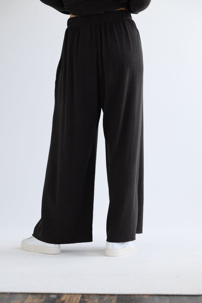 Wide Essential Trousers JP in Brown