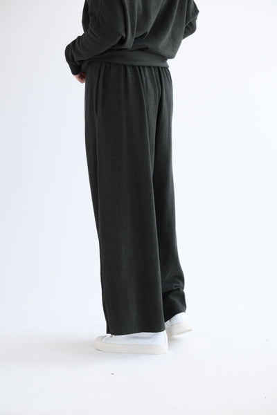 Wide Essential Trousers JP in Forrest