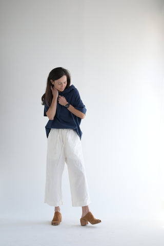 Wide & Short Pants CC in Milk