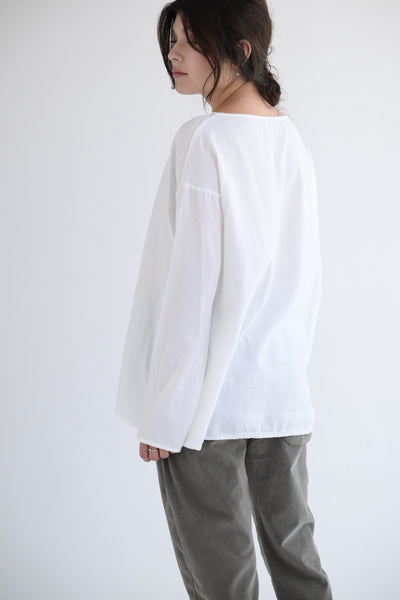 LWC Pullover Shirt in White