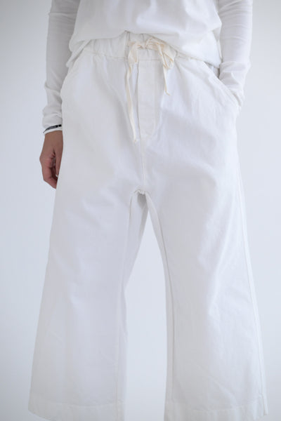 Wide & Short WCC Trousers in White