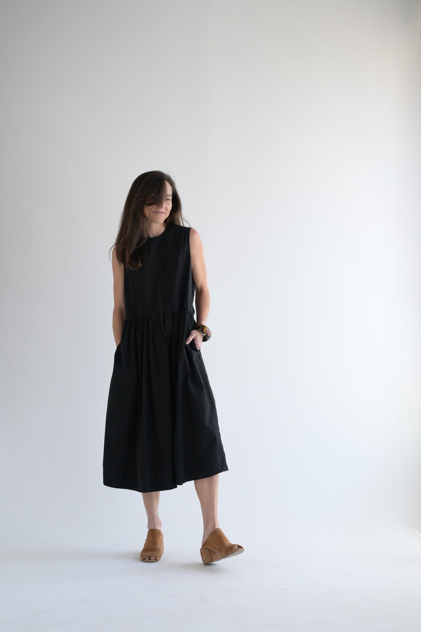 Lamin Dress in Black