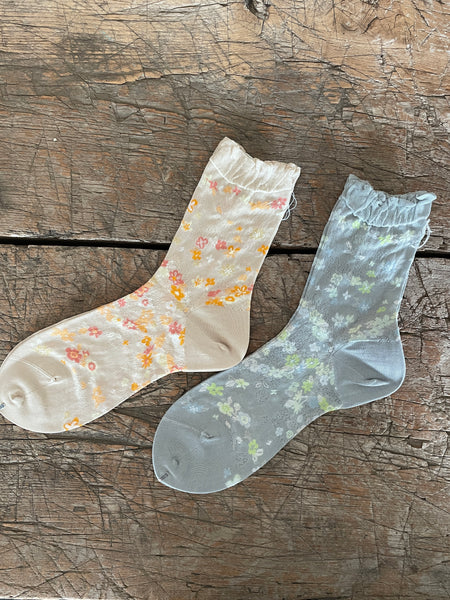 Peace Flower Socks