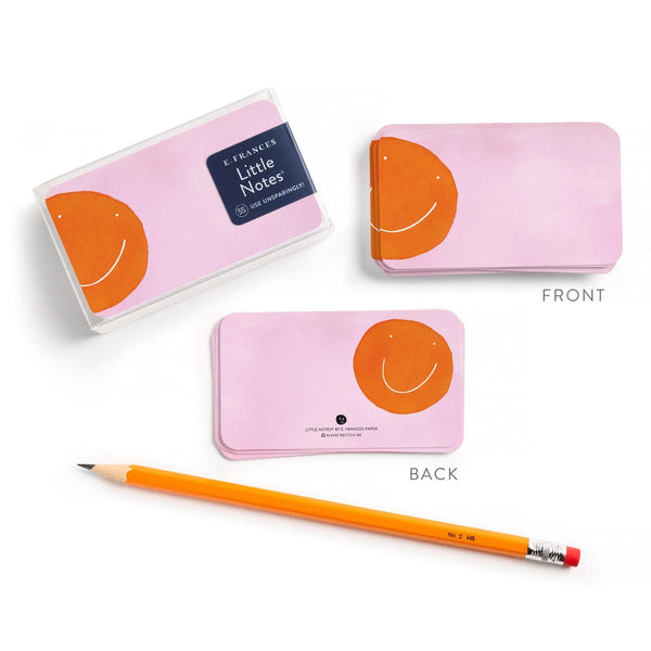Little Notes - Orange Smiley