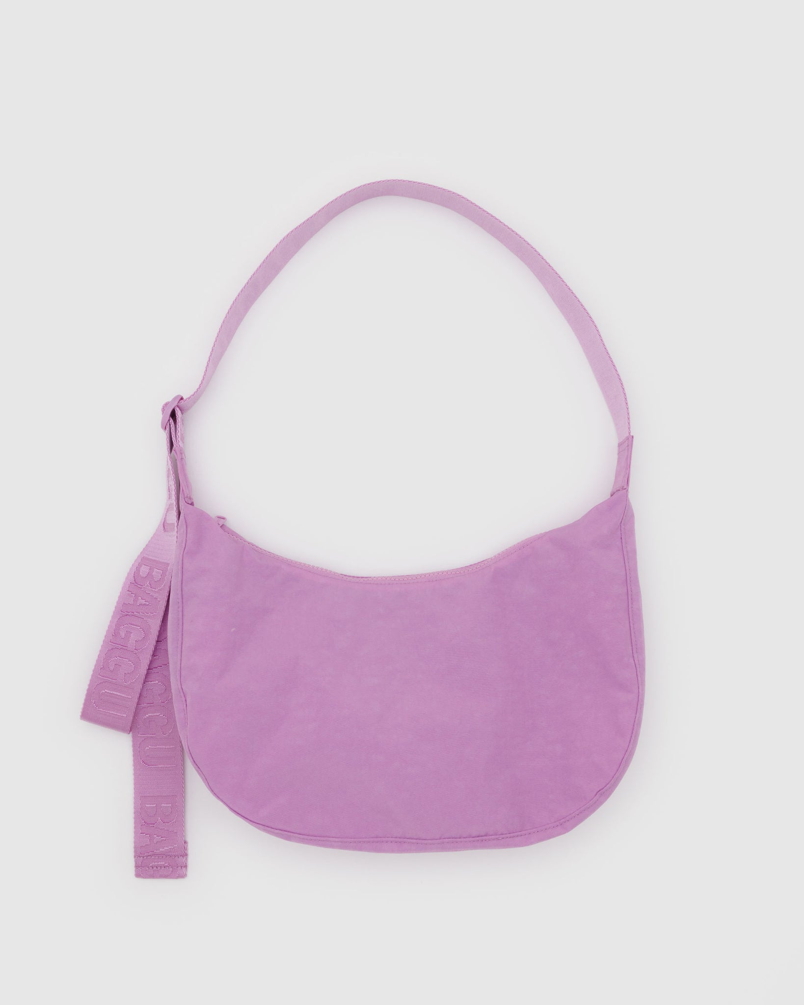 Medium Nylon Crescent Bag - Peony