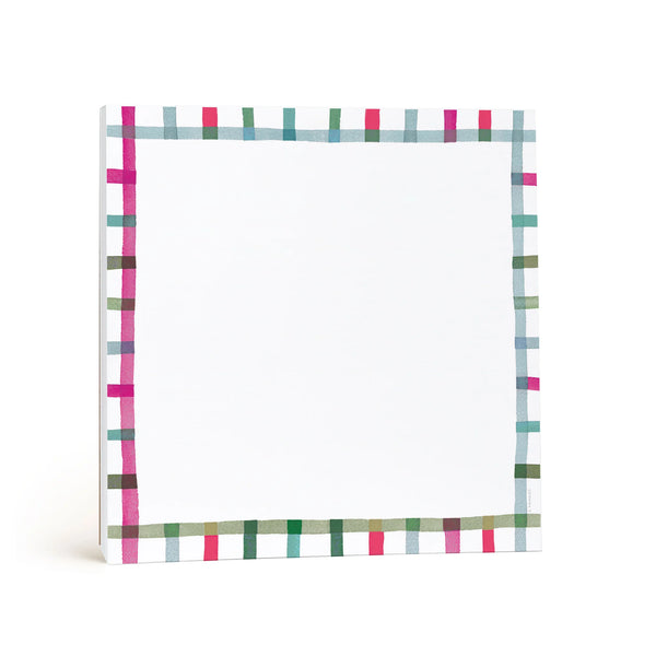 Notepad - Happy Plaid