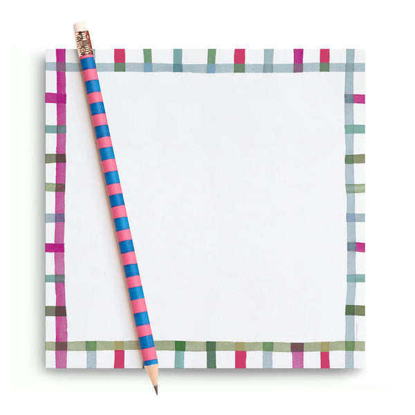 Notepad - Happy Plaid