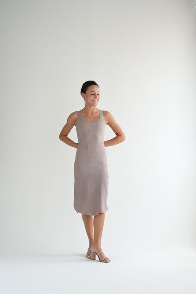 Stretch Dress in Antinque Rose