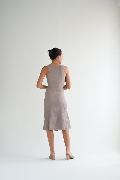 Stretch Dress in Antinque Rose