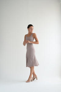 Stretch Dress in Antinque Rose